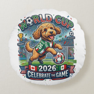 コッカプー ワールドカップ 2026 ラウンドクッション