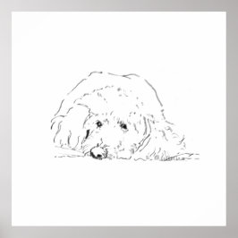 コッカプー 子犬 ポスター、犬好きへのギフトアイデア ポスター