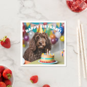 コッカプー 誕生日パーティー スタンダードカクテルナプキン (インサイチュ)