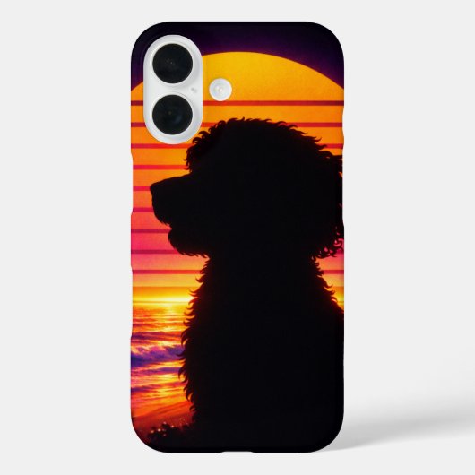 コッカプー iPhone - レトロコッカプー愛好家ギフト Case-Mate iPhoneケース (裏面)