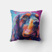 コッカラフルカースパニエル犬 クッション (裏面)