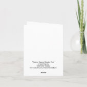 コッカースパニエルのイースター子犬の芸術のメッセージカード シーズンカード (裏面)