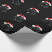 コッカースパニエルのクリスマス ラッピングペーパー (角)