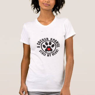 コッカースパニエルのストール私のハート Tシャツ