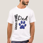 コッカースパニエルのパパ2 Tシャツ (正面)