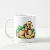 コッカースパニエルのマグ コーヒーマグカップ (左)