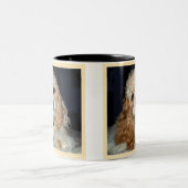 コッカースパニエルのマグ ツートーンマグカップ (中央)