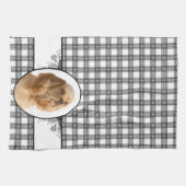 コッカースパニエルの台所タオル キッチンタオル (横)