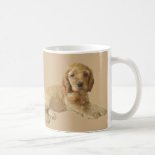 コッカースパニエルの子犬のマグ コーヒーマグカップ