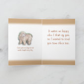 コッカースパニエルの応援は大事な行事をカスタマイズ カード (内部)