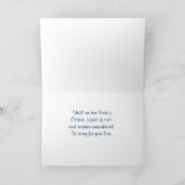 コッカースパニエルの悔やみや弔慰カード カード (内部)