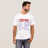 コッカースパニエルの特性の法律2 Tシャツ (正面フル)