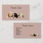 コッカースパニエルの繁殖動物の名刺 名刺 (正面/裏面)