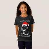 コッカースパニエル犬おもしろい犬の恋人のための醜いクリスマスギフト Tシャツ (正面フル)