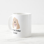 コッカースパニエル犬のコーヒー・マグ-コッカースパニエルのマグ コーヒーマグカップ (正面左)