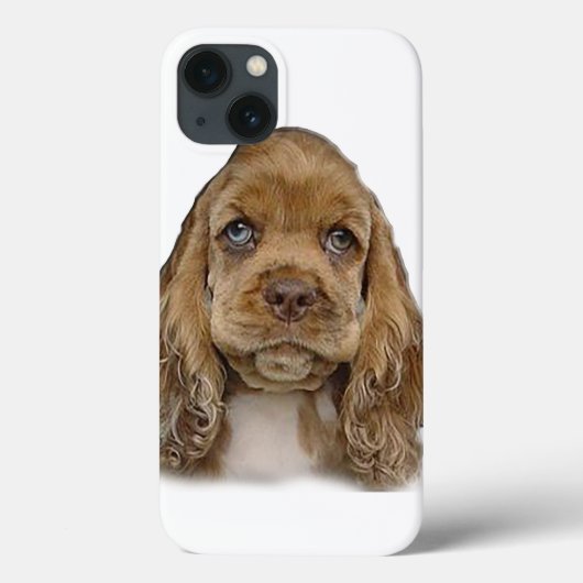 コッカースパニエル犬の電話代 Case-Mate iPhoneケース (裏面)