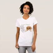 コッカースパニエル犬アートギフト Tシャツ (正面フル)