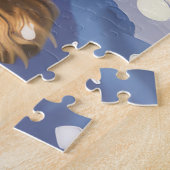 コッカースパニエル犬ウィンターワンダーランドクリスマスジョイ ジグソーパズル (側面)