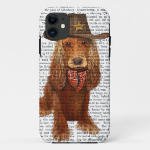 コッカースパニエル犬カウボーイ2 iPhone 11 ケース