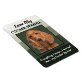 コッカースパニエル犬カスタム冷蔵庫 マグネット (右側)