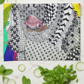 コッカースパニエル犬キッチンタオル キッチンタオル (折り畳み)