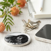 コッカースパニエル犬キーチェーン キーホルダー (側面)