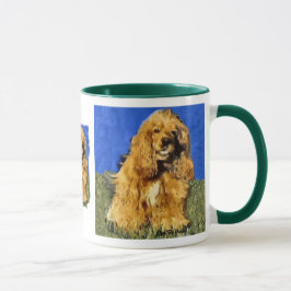 コッカースパニエル犬ギフトアートマグカップ マグカップ