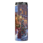 コッカースパニエル犬クリスマスフェスティバルシーズン タンブラー (裏面)