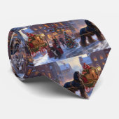 コッカースパニエル犬クリスマスフェスティバルシーズン ネクタイ (ロール)