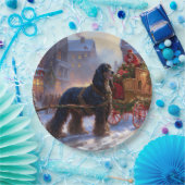 コッカースパニエル犬クリスマスフェスティバルシーズン ペーパープレート (パーティー)