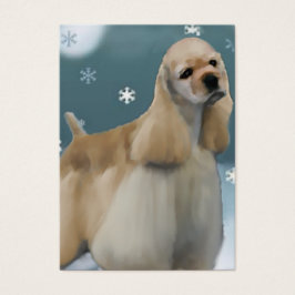 コッカースパニエル犬クリスマスプレゼント