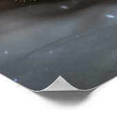 コッカースパニエル犬スノウリースレイクリスマスデコール ポスター (角)