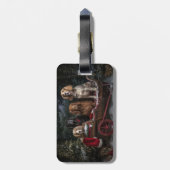 コッカースパニエル犬スノウリースレイクリスマスデコール ラゲッジタグ (裏面縦)