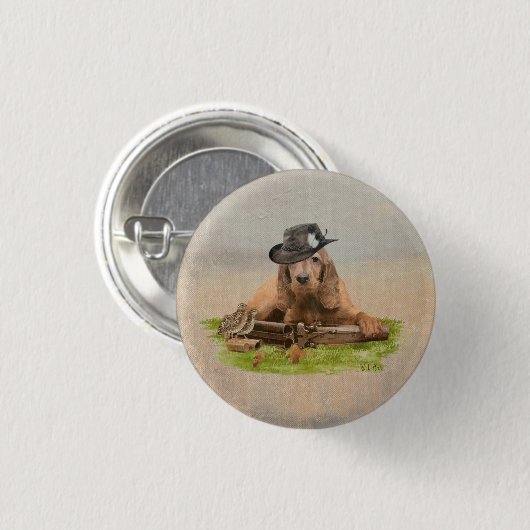 コッカースパニエル犬タペストリーポスターアクリルプリントトリップ 缶バッジ (正面&裏面)