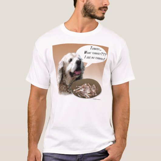 コッカースパニエル犬トルコ Tシャツ (正面)
