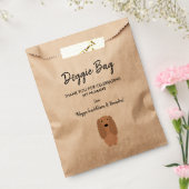 コッカースパニエル犬ドギーバッグ結婚の為の，好意バッグ フェイバーバッグ (封をした状態)