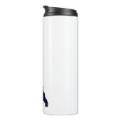 コッカースパニエル犬ドッグシルエットブラックウォーター色 タンブラー (回転右)