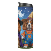 コッカースパニエル犬ドッグズパンプキンハロウィンおもしろい タンブラー (回転右)