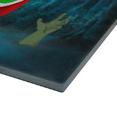 コッカースパニエル犬ドッグドライビングカーホラーハロウィーン カッティングボード (角)