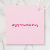 コッカースパニエル犬ドッグバレンタインデーパーティー フェイバータグ (裏面)