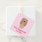 コッカースパニエル犬ドッグバレンタインデーパーティー フェイバータグ (インサイチュ)