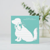 コッカースパニエル犬ドッグパピー サンキューカード (スタンド正面)