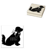 コッカースパニエル犬ドッグパピー ラバースタンプ (押印)