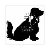 コッカースパニエル犬ドッグパピー ラバースタンプ (インプリント)