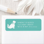 コッカースパニエル犬ドッグパピー ラベル (インサイチュ)