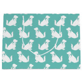 コッカースパニエル犬ドッグパピー ラージペーパーバッグ (正面)