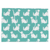 コッカースパニエル犬ドッグパピー ラージペーパーバッグ (裏面)