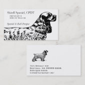 コッカースパニエル犬ドッグビジネス 名刺 (正面/裏面)