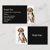 コッカースパニエル犬ドッグブリーダーPETシッター 名刺 (正面/裏面)