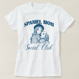 コッカースパニエル犬ドッグマママソーシャルクラブウィメンズ Tシャツ